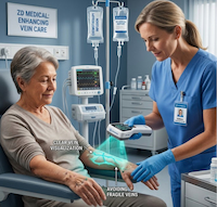 التطبيق السريري لأجهزة تصوير الأوردة في أقسام الأورام وأجنحة العلاج الكيميائي